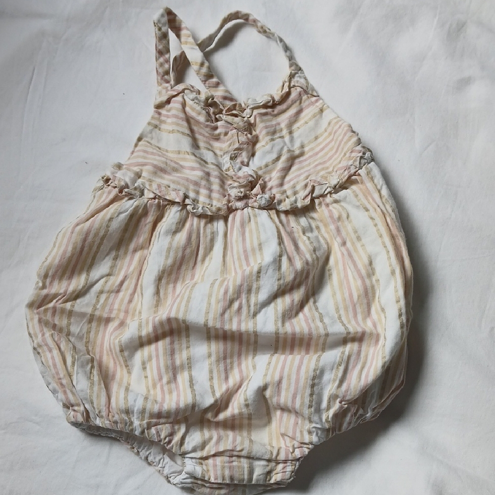 Striped Baby Romper